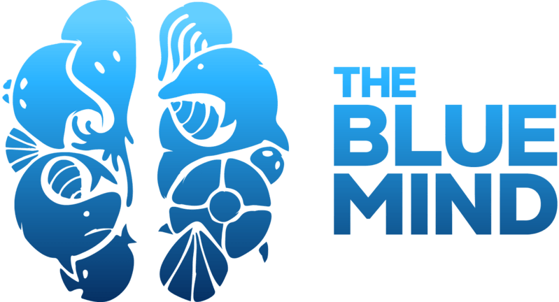 The Blue Mind Logo quer